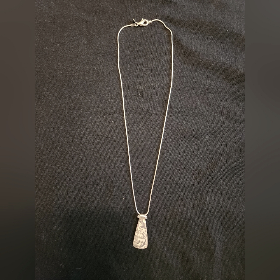 Original Silpada Designs N1592 Sterling Tab Necklace.